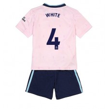 Arsenal Benjamin White #4 Tredjeställ Barn 2022-23 Korta ärmar (+ Korta byxor)